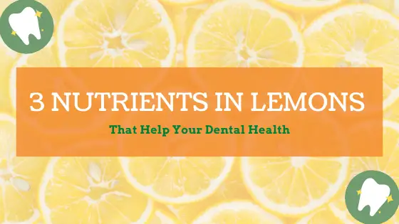Nutrients in Lemon That Help Mouth