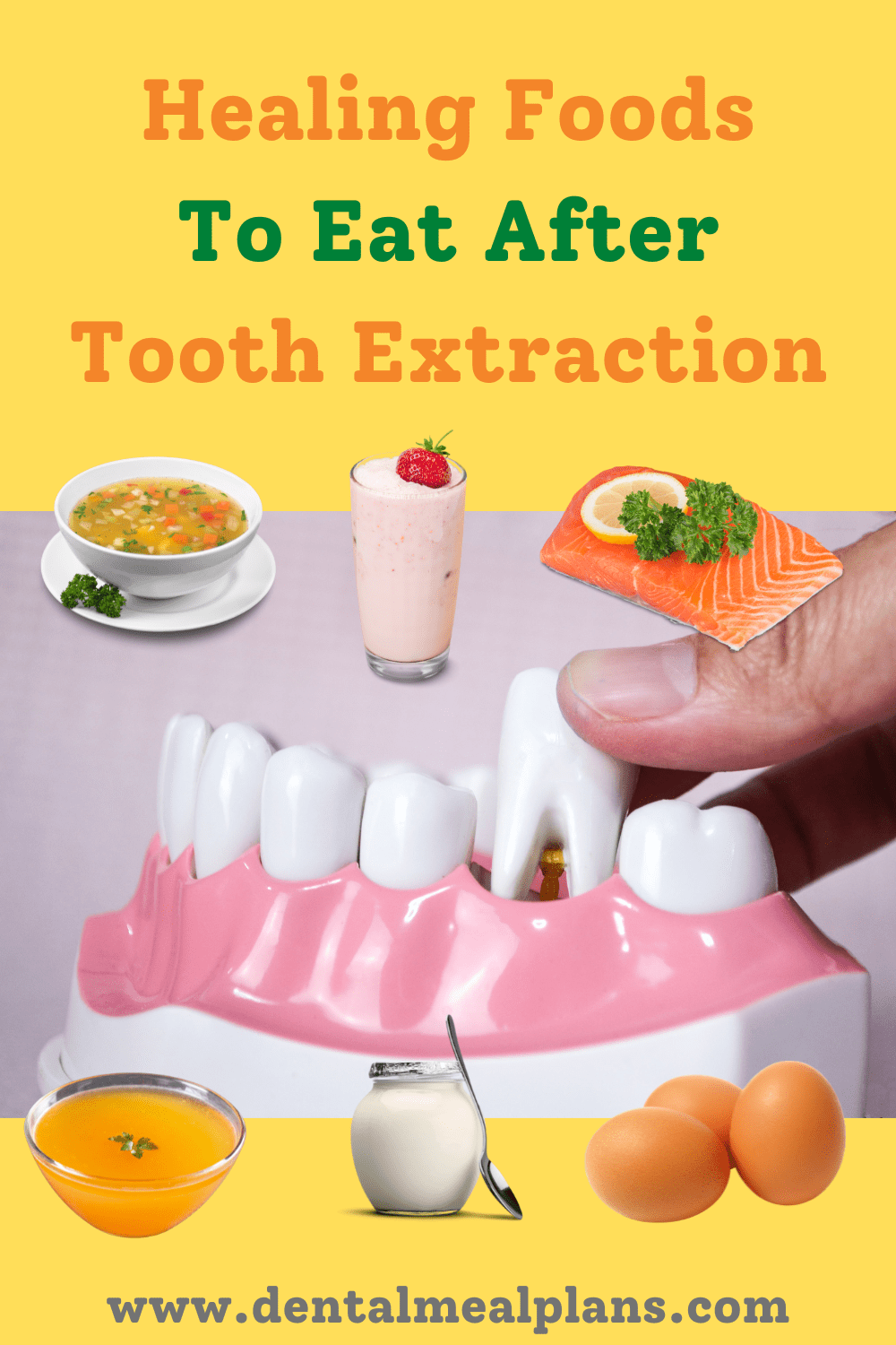 Healing Foods To Eat After Tooth Extraction [And A Free Sample Meal