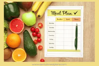 meal planning sheet
