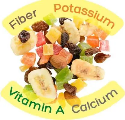 Dry Fruits Rich in Nutrients Fiber, Potassium, Vitamin A and Calcium