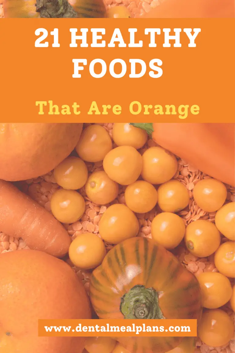 21 Healthy Foods That Are Orange Dental Meal Plans