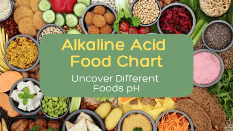 alkaline acid food chart uncover different foods pH