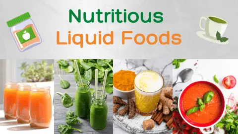 nutritious liquid foods