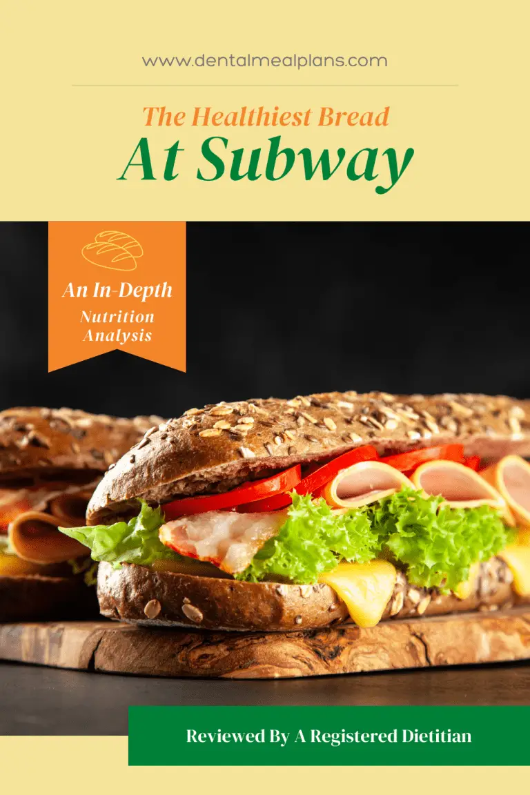 Healthiest Bread At Subway According To A Dietitian Dental Meal Plans