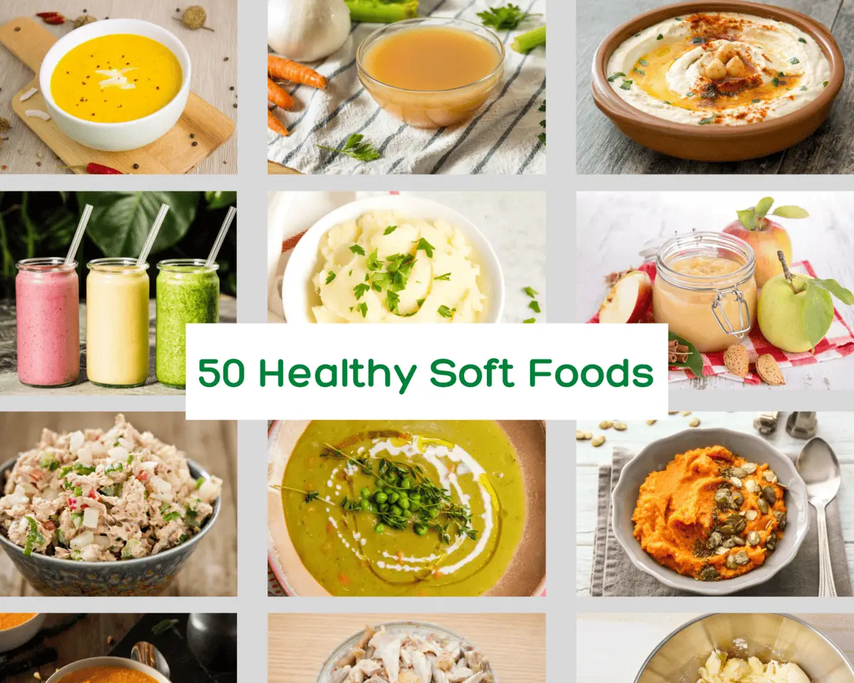 images of soft foods titled 50 healthy soft foods