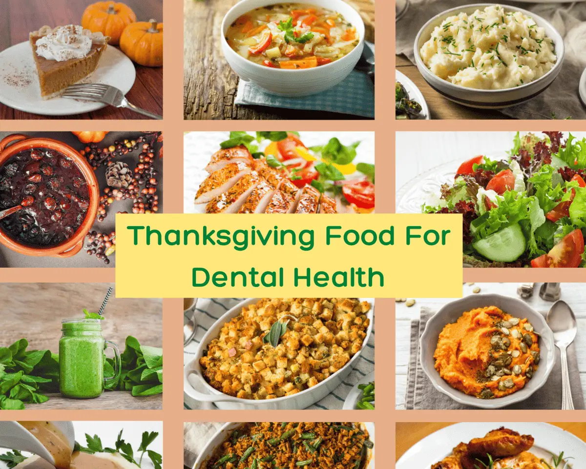 Thanksgiving food for dental health