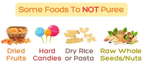 Foods To NOT Puree